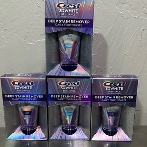 Crest 3D White Brilliance Deep Stain Remover Toothpaste Pack